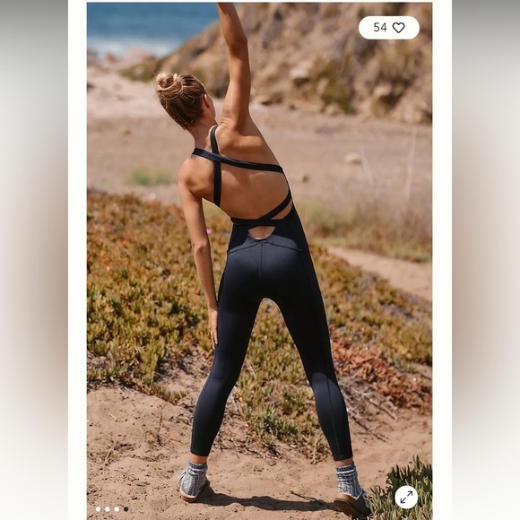 NWOT Free People Movement Back It Up Onesie - Picture 3 of 4